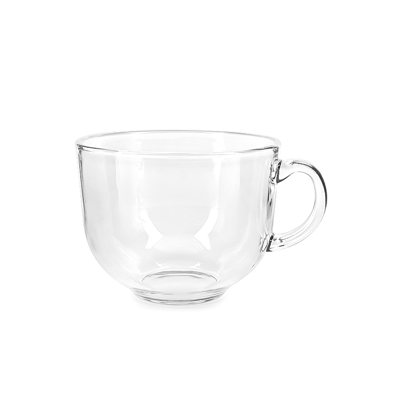 370ml 440ml de caneca de chá de leite de vidro de vidro