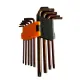 Kualitas tinggi 9 pcs Berbagai Ukuran Hex Key Set