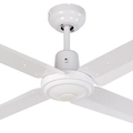 48 Inch Modern White Industrial Ceiling Fan with Aluminum Blades and Wall Control1