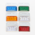 High-Quality Rectangle LED Side Lights - Multi-Color 12/24V Truck Lighting System1