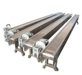 Food Grade Plastic or Stainless Steel Flat Top Chain Plate Conveyors for Bottles and Buckets1