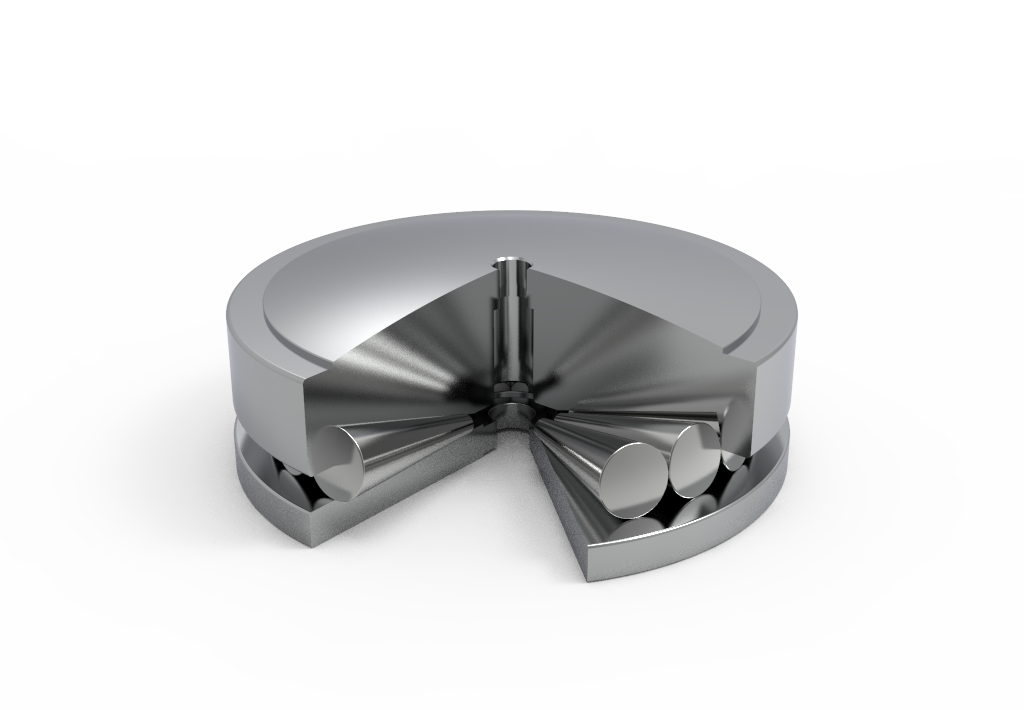 یاتاقان غلتکی مخروطی رانش تحت فشار