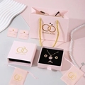 Custom Printed Jewelry Boxes with Personalized Logo: Drawer Cardboard Box & Microfiber Pouch Bag1
