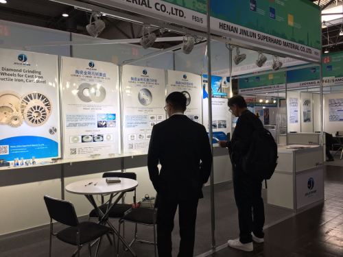 Jinlun Superhard Material in Germany Grinding Tec Exhibition Display