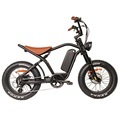 20 Inch 1000W Full Suspension Fat Tire Retro Vintage Electric Mountain Bike1