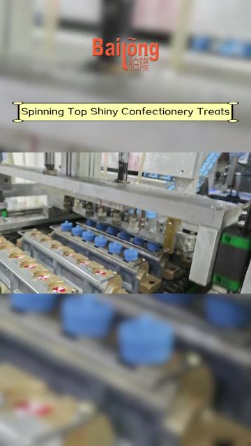 Unique Spinning Top Shiny Novelty Confectionery For Gift Lines
