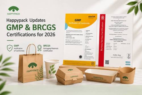 Happypack 2026 İçin GMP ve BRCGS Sertifikalarını Güncelledi