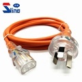 Australian Hospital-Grade Clear Power Cord with AS/NZS 3 Pin Plug and SAA Certification1