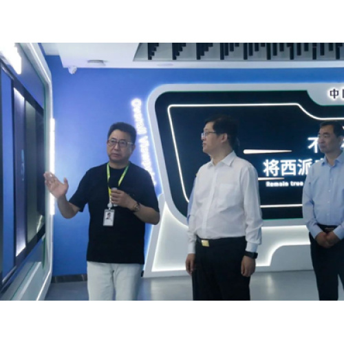 Shen Haibin ผู้อำนวยการฝ่ายบริหารการกำกับดูแลการตลาดของ Jiangsu และคณะผู้แทนของเขาไปเยี่ยม Cepai เพื่อสอบสวน