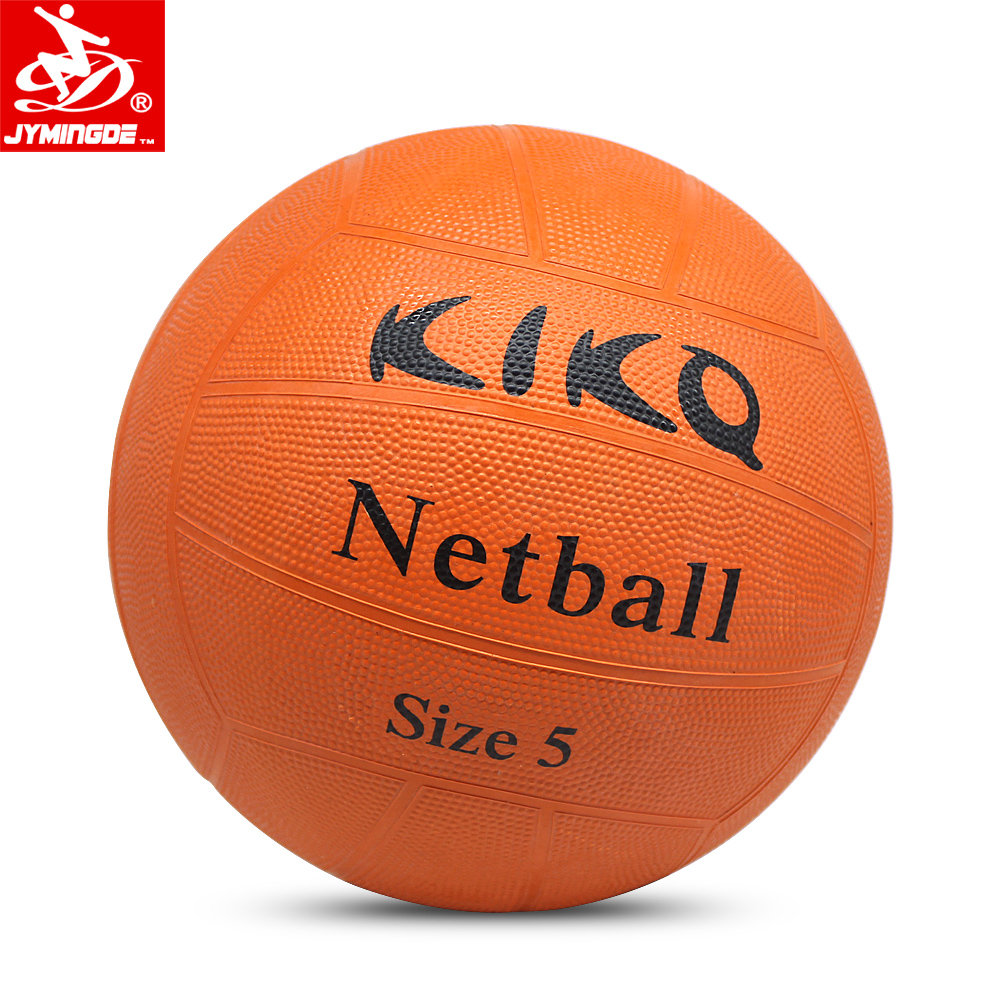 Alta calidad personalizar el lógico de color tamaño de goma profesional de netball para entrenamiento1