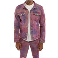 ΝΕΑ Προϊόντα Ανδρών Τζακέτ High Street Hip Hop Slim Fit Dye Denim Jacket1