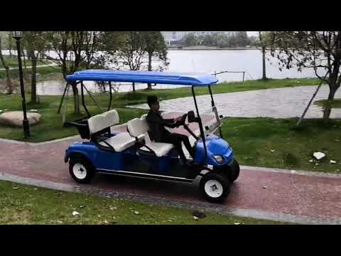 2 seats utility golf cart with rear cargo box/ golf cart with cargo bed