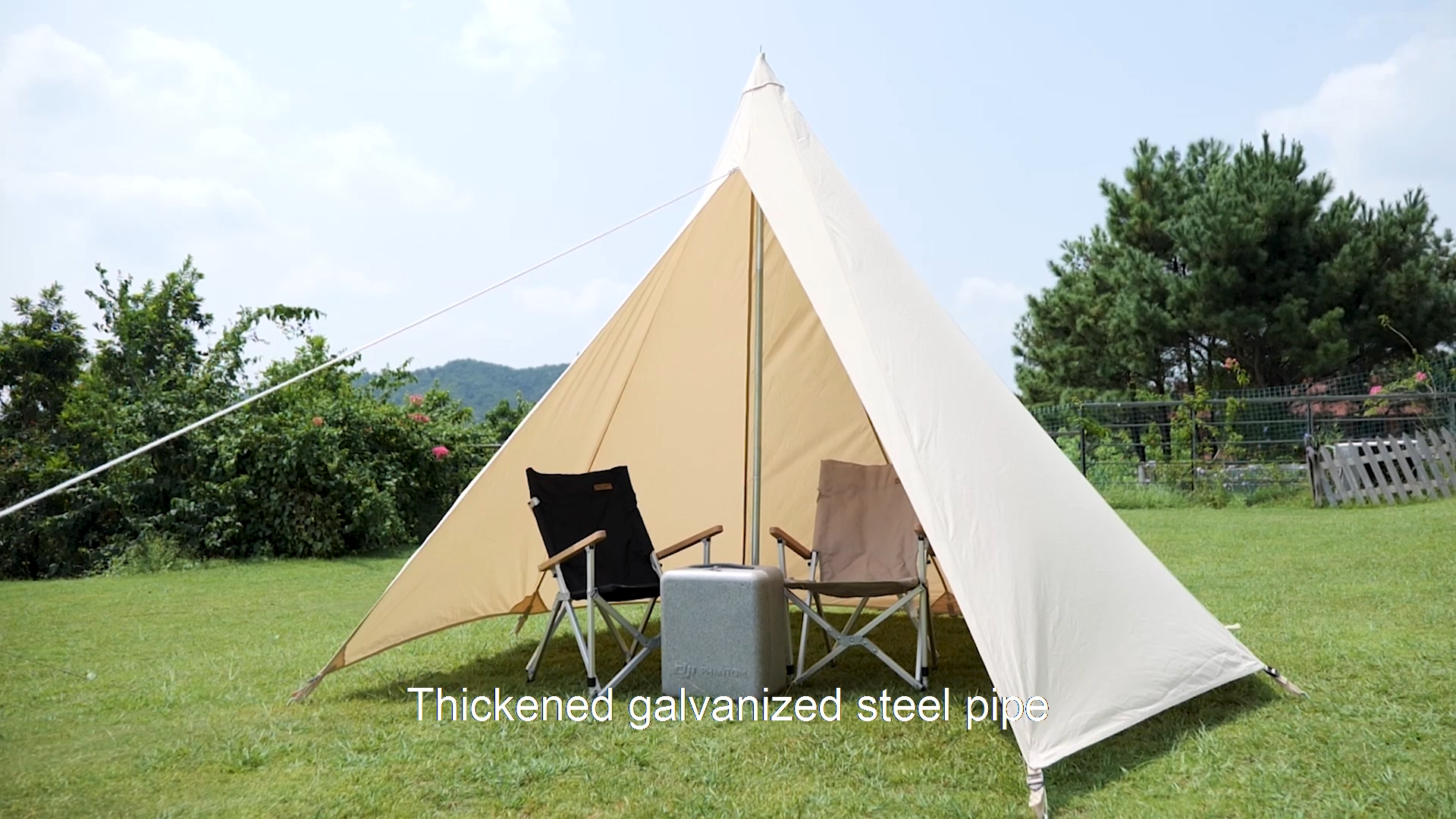 Tenda de camelo de 3-4 pessoas para camping ao ar livre camping tenda à prova d&#39;água de camping e tenda de caminhada1