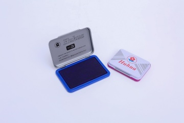 metal cover office stamp pad 