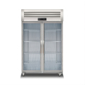 High Quality Direct Cool Stainless Steel Glass Door Upright Refrigerator1