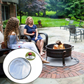 24/33/38 inchites ngoài trời Fire Pit Pit thảm cho boong Fireproof thảm dưới vỉ nướng BBQ Lawn Bảo vệ Heat Shield Mat1