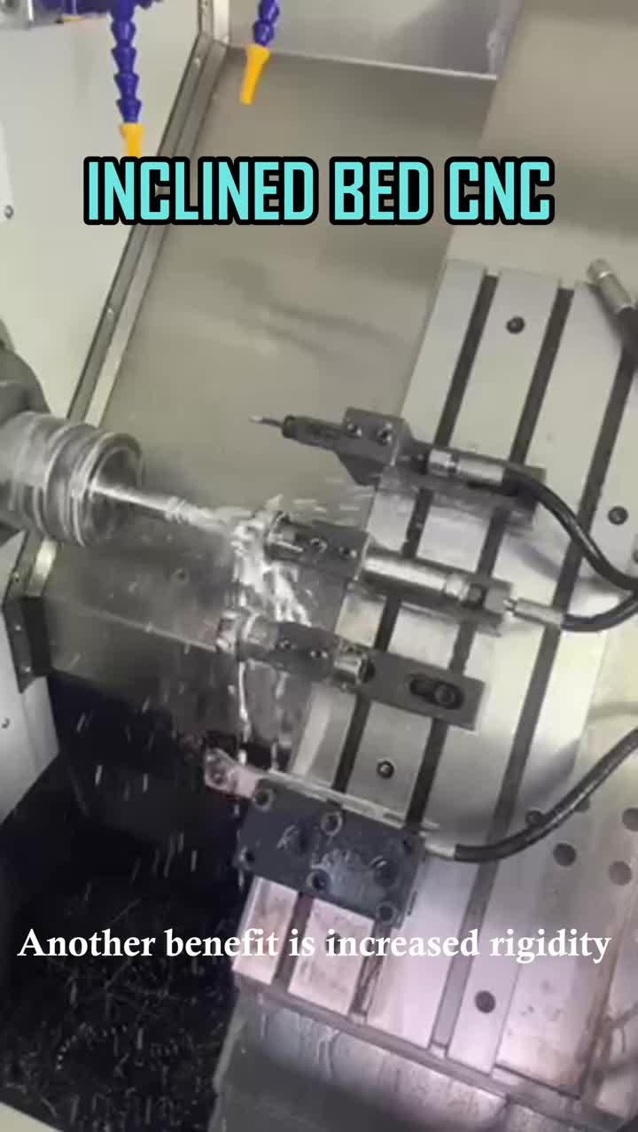 Inclined bed cnc