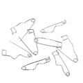 25mm Curved Nickel-Free Fancy Garment Safety Pins 0.8x25mm1