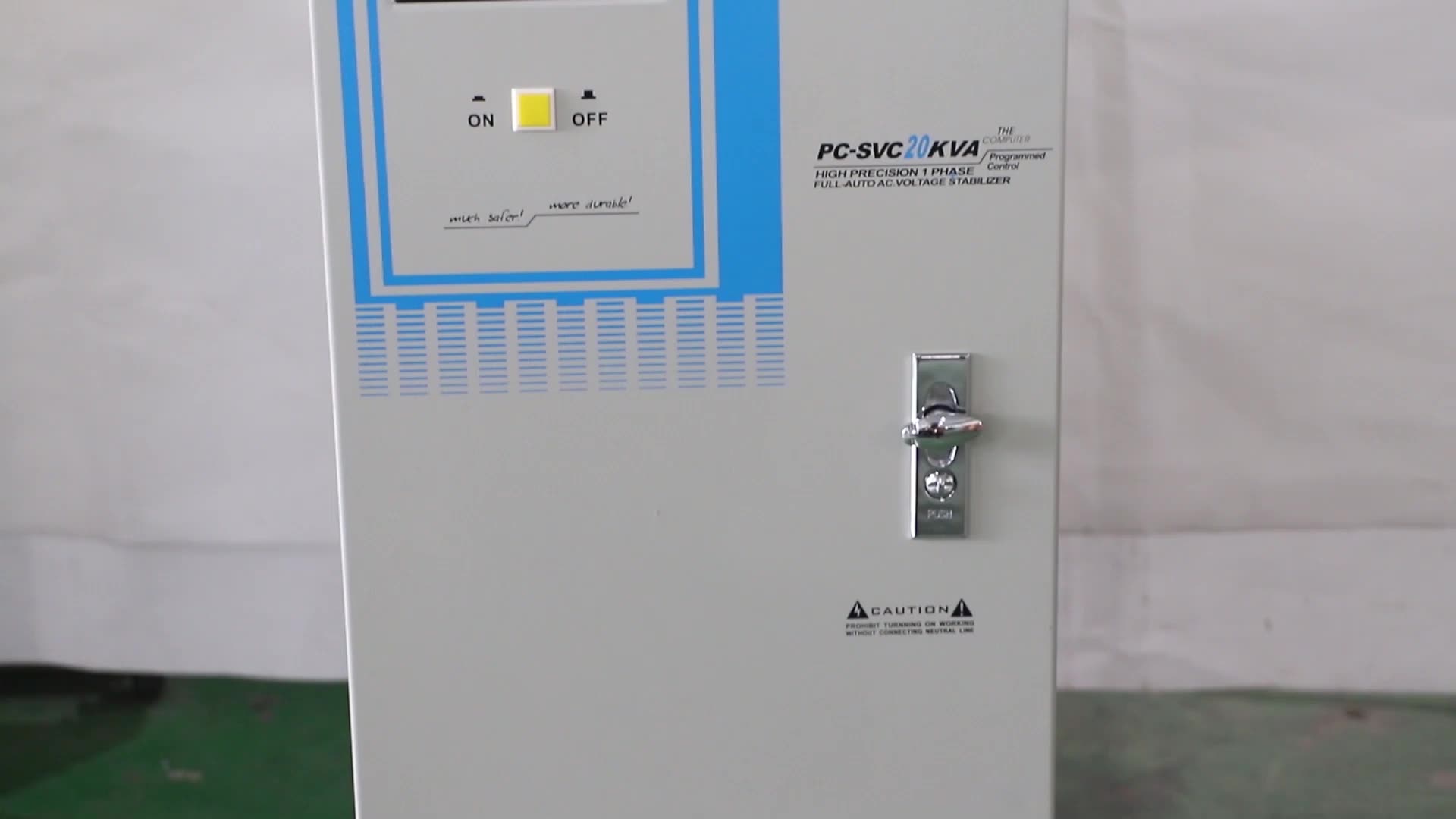 เฟสเดี่ยว 120V 220V 230V SVC 5KVA 10 kW 10kva 15kva 20kva ทองแดงเซอร์โวมอเตอร์มอเตอร์ควบคุมแรงดันไฟฟ้าอัตโนมัติ Stabilizer 1