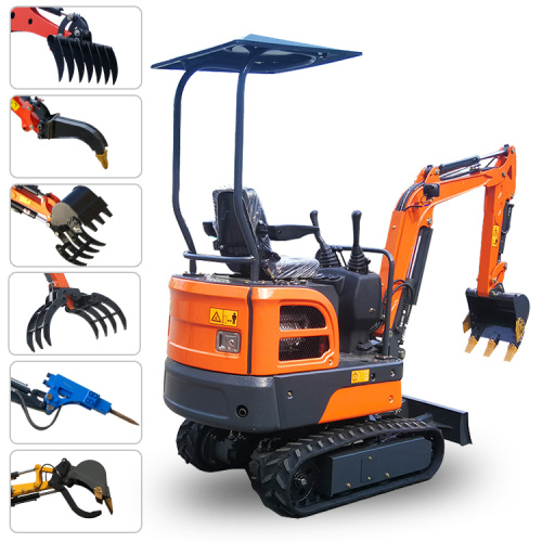 What are the reasons for the high temperature of the small excavator?