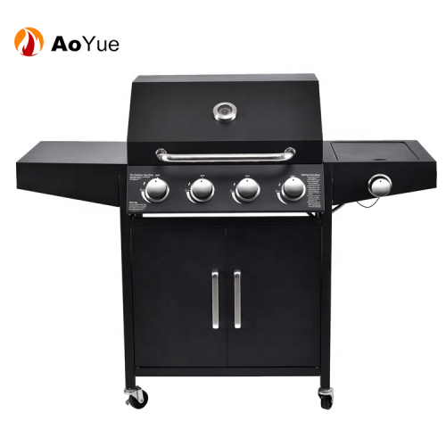 4 burner gas grill 