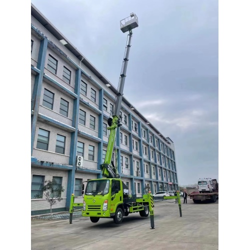 Dayun 27m telescopic boom aerial working vehicle