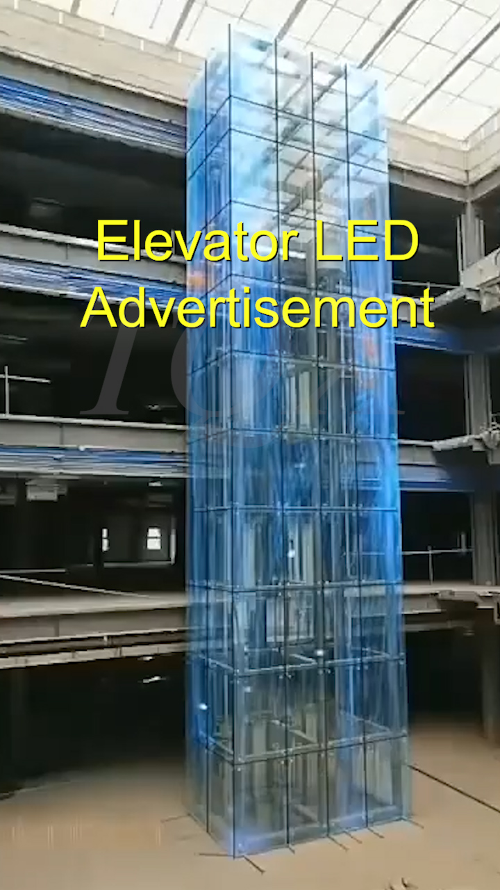 Anúncio de LED de elevador