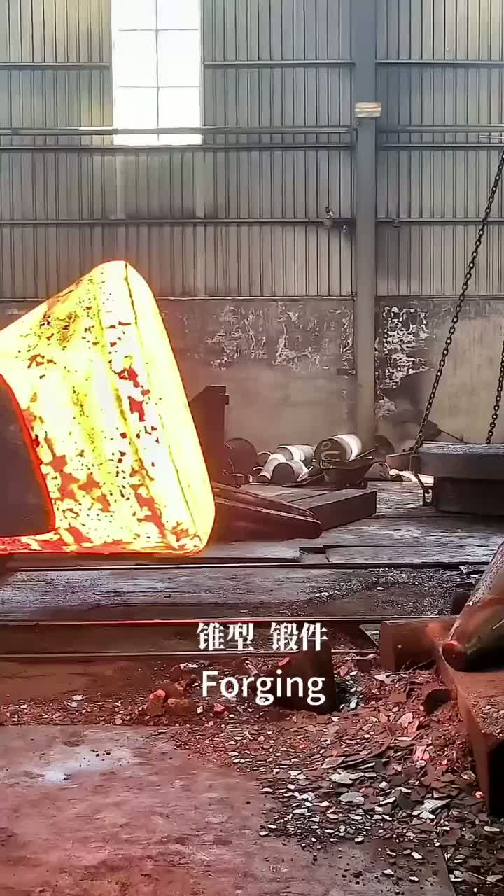 Forged steel shaft large rolling mill