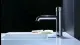 Mixer Basin Faucet Emas Modern Single Handle Faucet Air Terjun Keran Basin Terpasang di Dinding