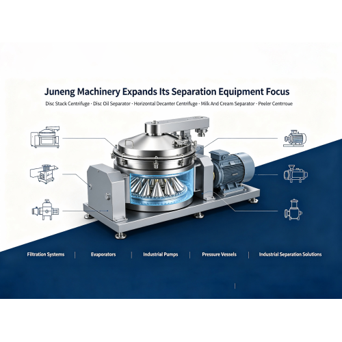 Juneng Machinery étend son activité en matière d'équipement de séparation à mesure que la demande de centrifugeuses à pile de disques évolue