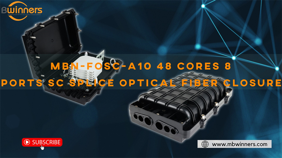 MBN-FOSC-A10 48 CORES 8 Ports SC Sluting Fiber Closure