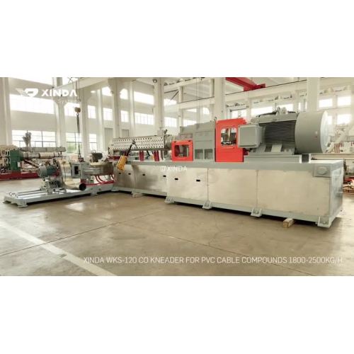 Xinda WKS-120 co nhào trộn cho các hợp chất cáp PVC 1800-2500kg / h