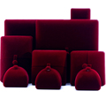 Hanhong Logo personalizzato Custom Gioielli Luxury Packaging Orecchini Bracciale Bracciale Box Gift Boxle Red Velvet Necklace Angeli Boxy1