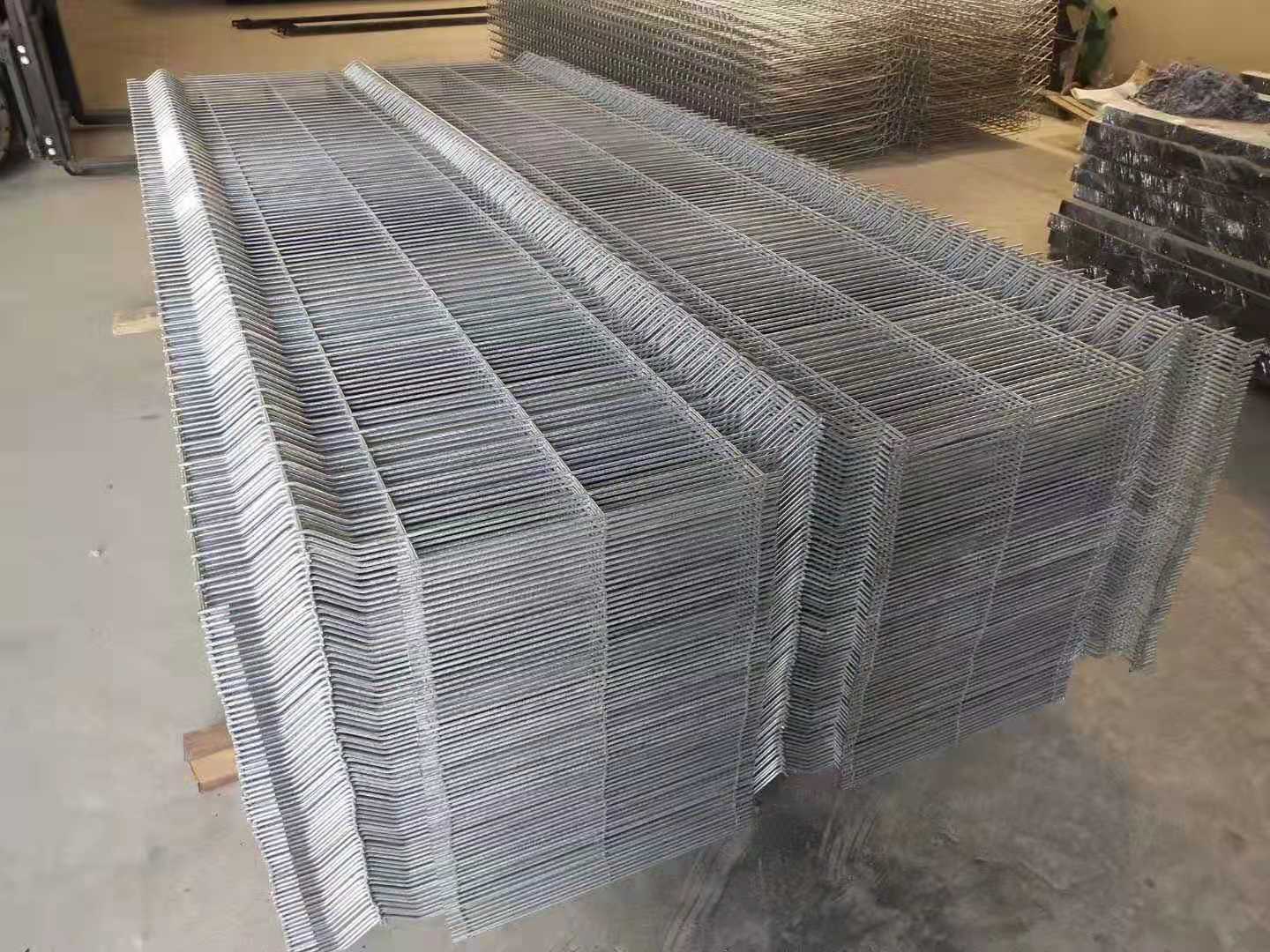 Valla curva 3D galvanizada