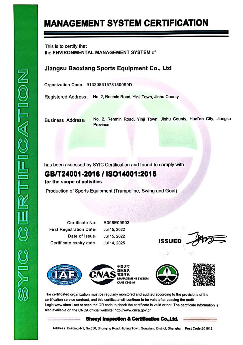 ISO 14001