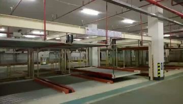Efficient Two-Level Puzzle Parking System Solution