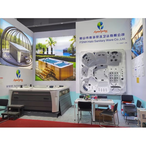 Join Aquaspring at the 135th Canton Fair and explore our hot tub