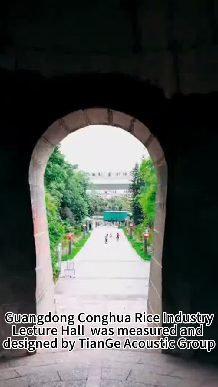 سالن سخنرانی صنعت برنج گوانگدونگ کونگوا توسط گروه آکوستیک TianGe اندازه گیری و طراحی شد.