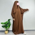 لباس نماز یک تکه الاستیک دبی نیدا مسلم جیلباب موست خمار حجاب عبای ست 1