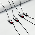 Luxury Embossed Logo Plastic Metal Hang Tag String1