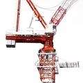 Factory Direct Sales: 12T Luffing Tower Crane D160-5030 with 50m Boom Length1