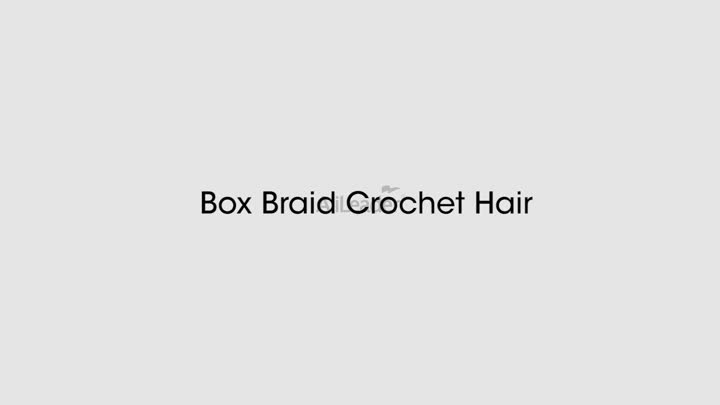 box braid crochet hair