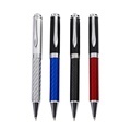 Customized Heavy Luxury Metal Ball Pen with Carbon Fiber1