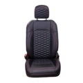 PVC Material Seat Cover Replacement Set with Diamond Design1