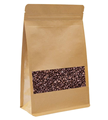 Biodegradable Kraft Paper Doypack Pouch with Window for Custom Printing1