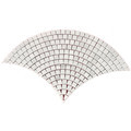 White Fan Shape Marble Mosaic Tiles - Galala Marble Fish Scale Backsplashes and Flooring1