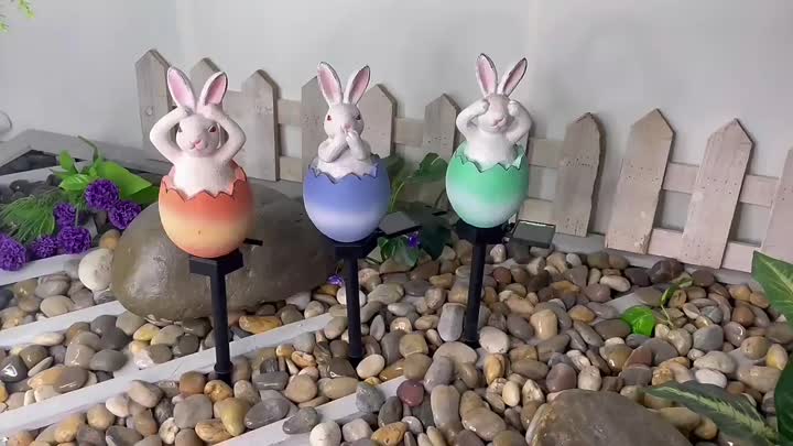 Resin Rabbit Shaped Lamp