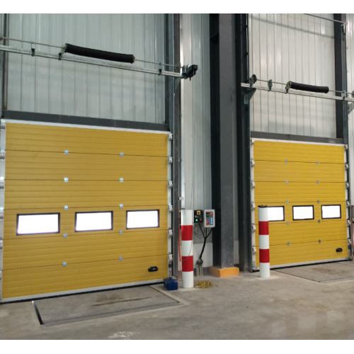 What is an industrial lift door