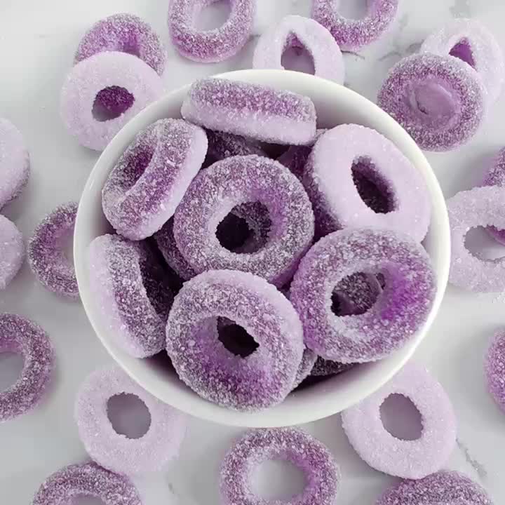 Grape Rings Gummy Candy