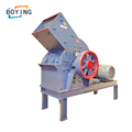 Small Diesel Mobile Brick Tile Hammer Mill Crusher1